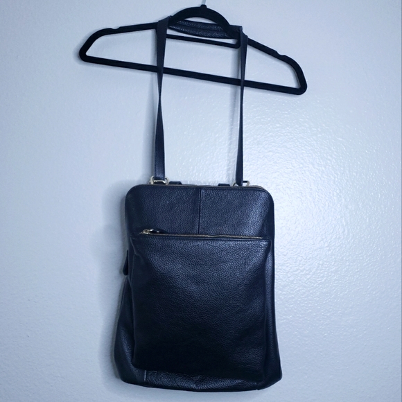 L. Credi Bags L Credi Italian Leather Backpack Black Poshmark